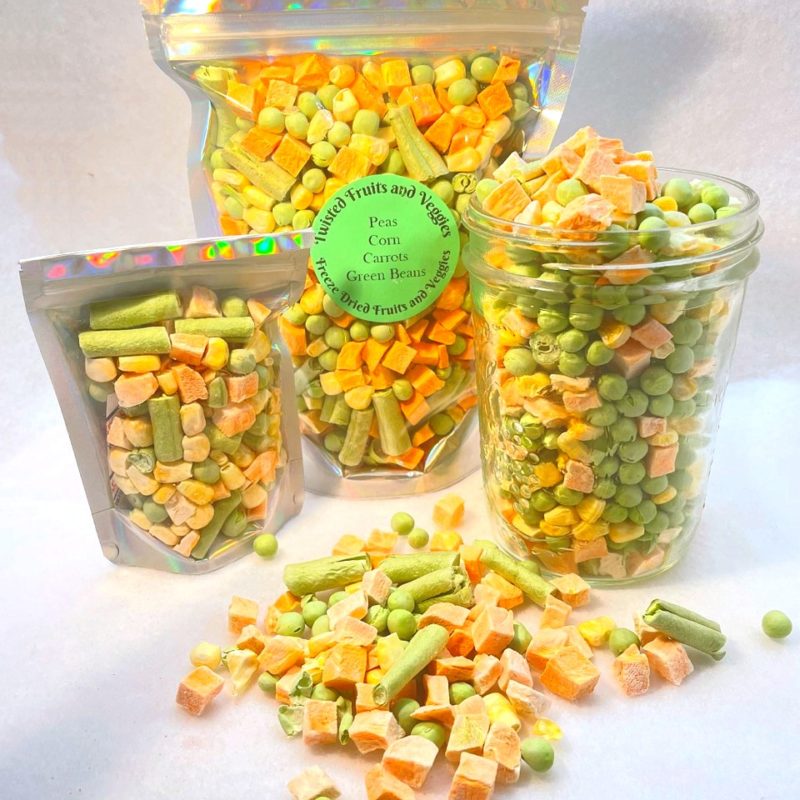 Freeze Dried Mixed Vegetables Twisted Fruits & Veggies
